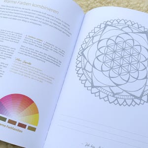 BOOK SoulpowerArt WORKBOOK A4 – Your intuition and the magic of sacred geometry. image 5