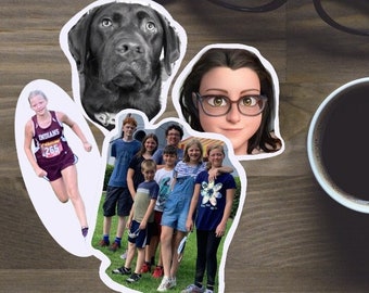 ANY PICTURE into a Sticker (Customizable) - CUSTOM Sticker | matte | waterproof | tear resistant | Personalized | Photo to Sticker | Gift