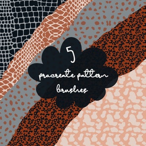 5 PROCREATE PATTERN BRUSHES