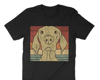 Vizsla Dog, Lover Retro Shirt, Vintage Dog Owner, Vizsla Dad, Cute Walking Dog T-Shirt