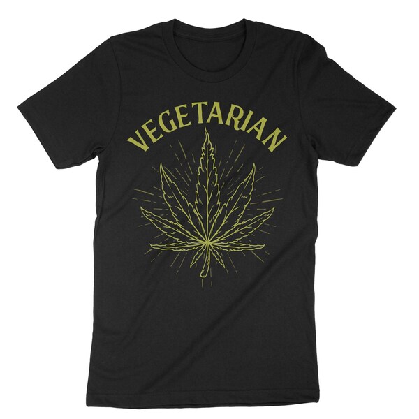 Vegetarian Weed, 420 T-Shirt, Cannabis Smoker Gift, Marijuana Smoking Tee, Cannabis Stoner Gift, Funny THC Tee