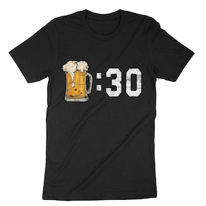 Beer 30 Clock, Funny Drinking T-Shirt, Gift for Husband, Dad Beer Lover Tee