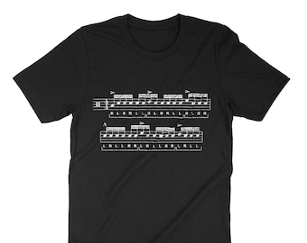 Paradiddle Drummer Sheet, Drummer Shirt, Drumming Lover, Drum Player, Percussionist Gift, Percussion Shirt, Musician Shirt