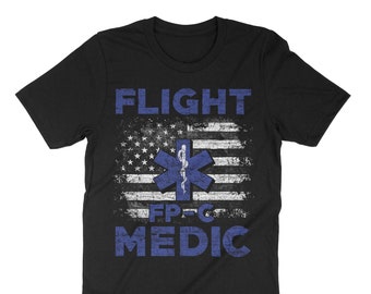 Flight Medic Paramedic US American, Flight Nurse Shirt, Flight Paramedic Shirt, Flight RN Shirt, Aircrew Nurse Shirt