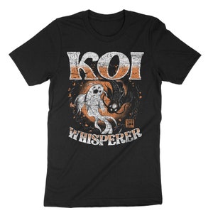 Koi Whisperer Shirt, Yin Yang Shirt, Yin Yang Koi Shirt, Japanese Fish Shirt, Koi Fish Shirt, Amoi Carp Fish, Japanese Koi Shirt, Fish Tee