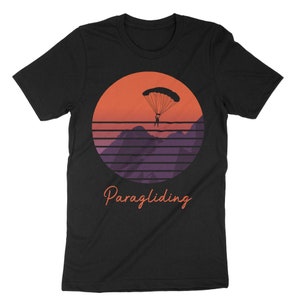 Retro Paragliding, Paragliding Shirt, Paragliding Gift, Paraglider Shirt, Paraglider Gift, Skydiving Shirt, Skydiving Gift, Paraglide Shirt
