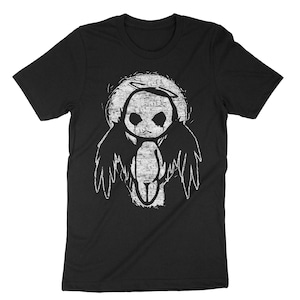 Emo Angel Shirt, Gift For Emos, Emo Angel Graphic Tee, Sad Emo Shirt, Rock Music Genre, Punk Shirt, Emo Clothing, Emo Core Shirt Black