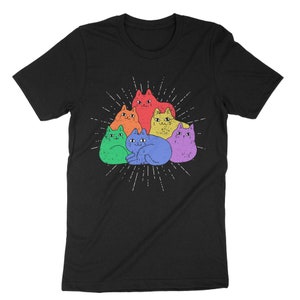 LGBT Pride Cats, LGBT Shirt, LGBTQ pride t-shirt, pride parade shirt, lgbt cats, lgbtq kawaii tee, pride month gift, lgbtq supporter