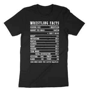 Wrestling Shirt Funny | Nutrition Facts For Wrestler Wrestling Shirt Funny | Nutrition Facts For Wrestler
