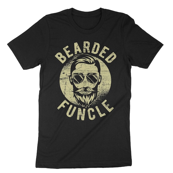 Mens Funny Bearded Funcle Shirt For Men Mens Funny Bearded Funcle Shirt For Men