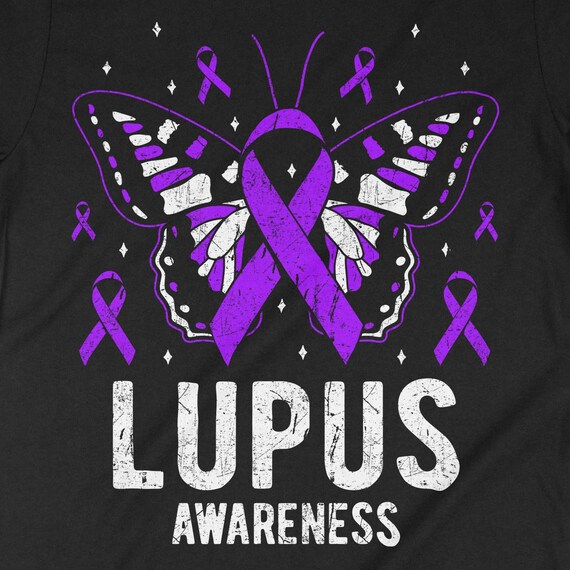 Lupus Awareness Shirt Butterfly Ribbon World Lupus Day Gift Lupus Awareness Shirt Butterfly Ribbon World Lupus Day Gift