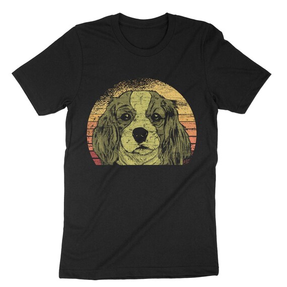 Cavalier King Charles Spaniel Vintage Style Gift T-Shirt Cavalier King Charles Spaniel Vintage Style Gift T-Shirt