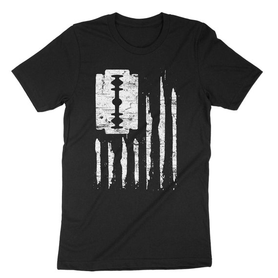 Usa Flag - Lines Of Coke (Cocaine) And Razor Blade T-Shirt Usa Flag - Lines Of Coke (Cocaine) And Razor Blade T-Shirt