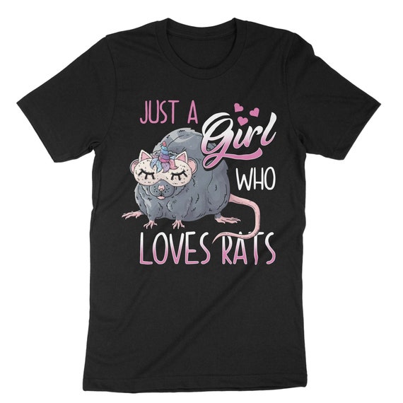 Just A Girl Who Loves Rats Owner Lover Gift T-Shirt Just A Girl Who Loves Rats Owner Lover Gift T-Shirt