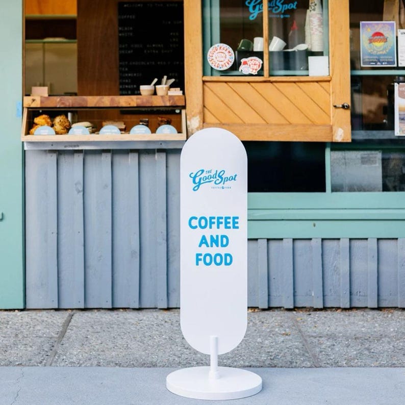 Custom Directional Standing Sign - Double-sided Wayfinding Signage ...