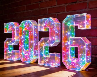 Letreros luminosos de letras para marquesinas de 3 pies y 2 pies, números del 0 al 9 y letreros con símbolos LED, perfectos para bodas, aniversarios y fiestas con números gigantes iluminados.