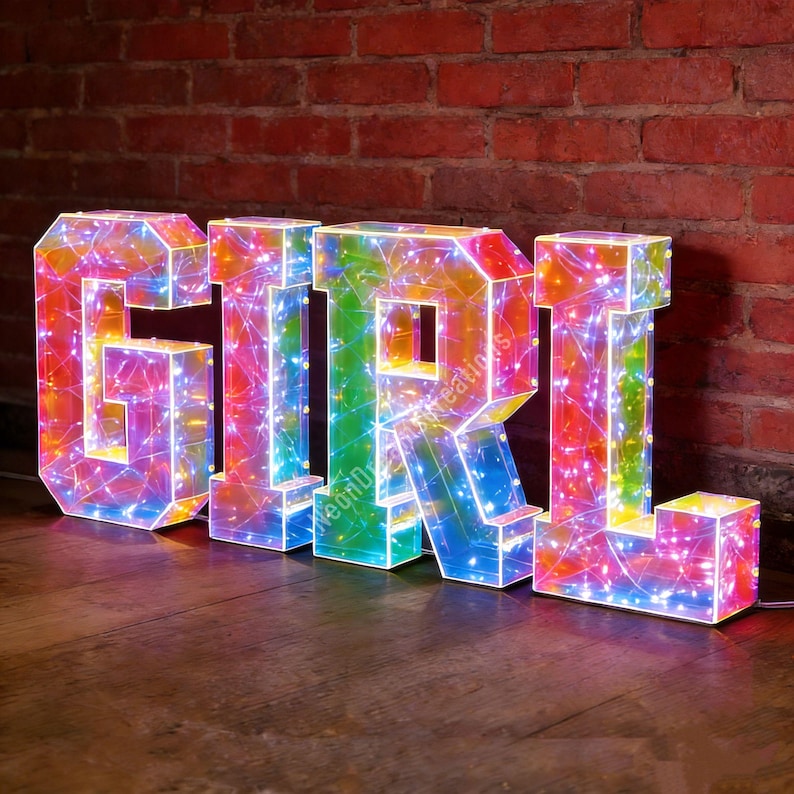 Giant LED Light up Numbers 0-9, Custom Marquee Age Signs for Milestone ...