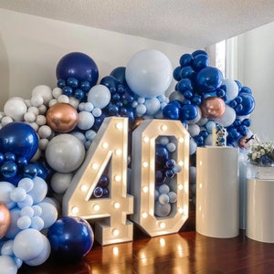 Marquee Number 0-9 Sign,3ft/4ft Large Marquee Number Lights, Giant Numbers Signage For Birthday Decor, Giant Event Letters, Marquee Initials
