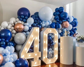 Marquee Number 0-9 Sign,3ft/4ft Large Marquee Number Lights, Giant Numbers Signage For Birthday Decor, Giant Event Letters, Marquee Initials