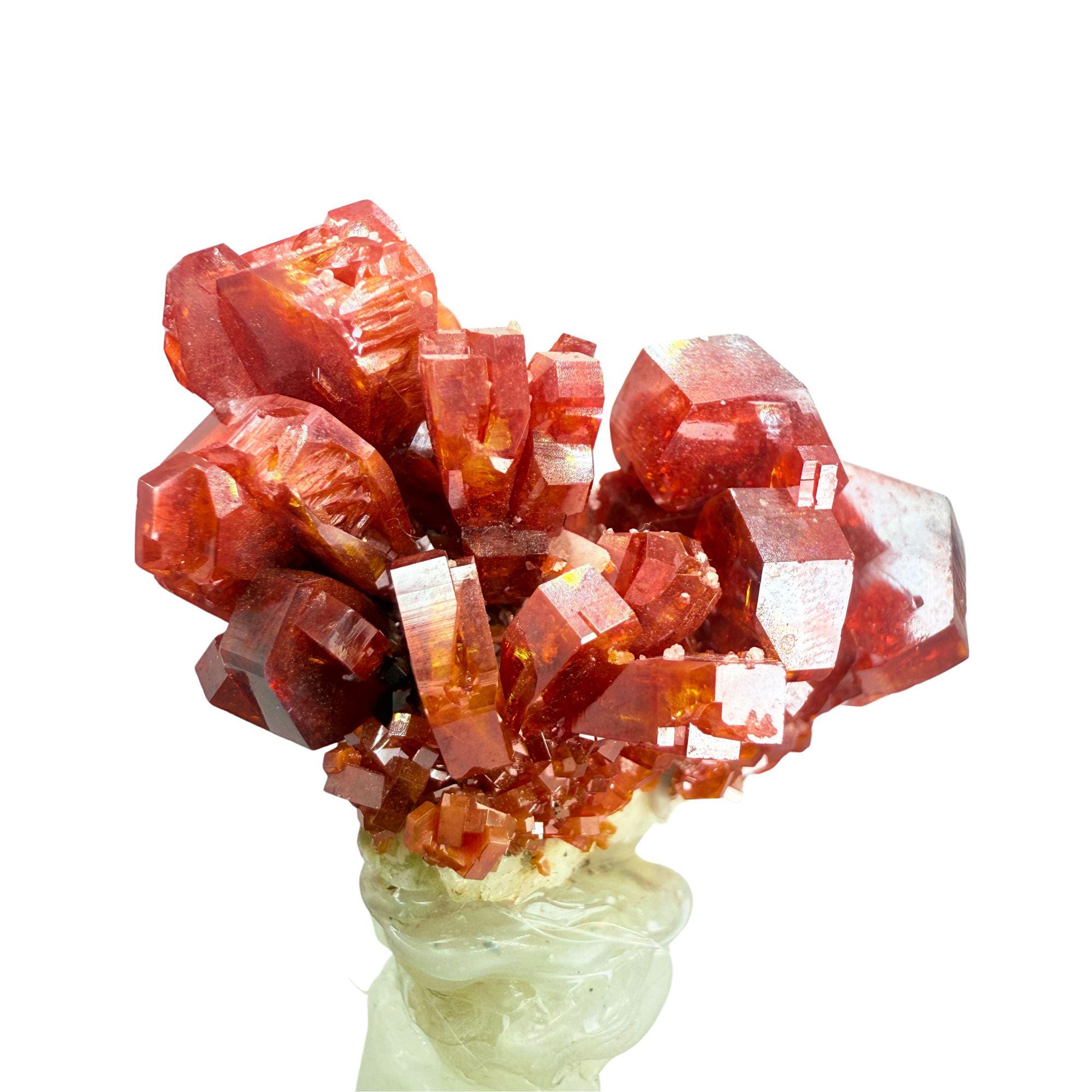 Vanadinite mineral specimen  ,  Collectible Minerals, Morocco Minerals, Unique Gift, Vanadinite crystal, Red crystals,  Stones