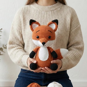 Gehaakt vosamigurumipatroon – bosknuffel (pdf-patroon)