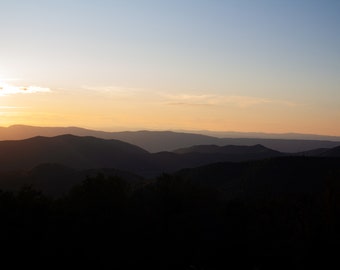 Shenandoah Nationalpark Sonnenuntergang, Sofort Download, Landschaftsfotografie, Digitaler Download Wandkunst