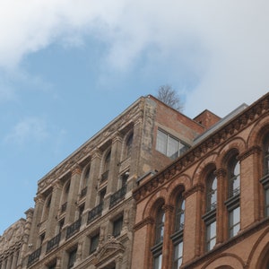 Old Soho New York City buildings architecture rural -  Digital Print