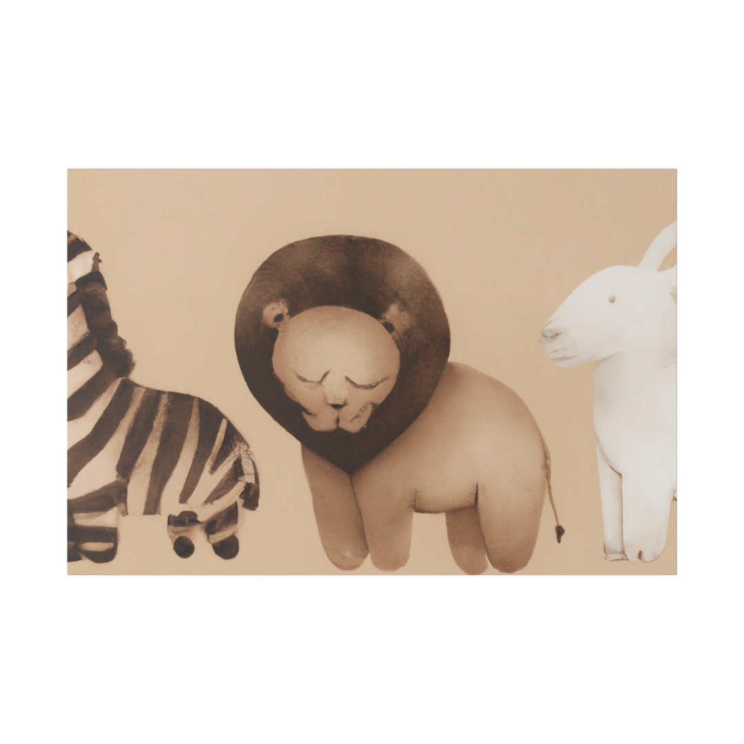Slinky the Slothmoose. Canvas - Etsy