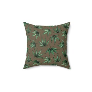 Stylish Marijuana Leaf Pillow