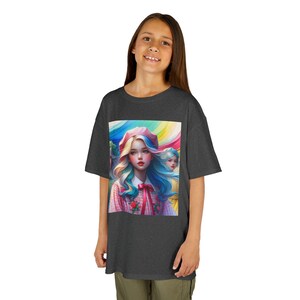 Colorful Kids Graphic Tee: Whimsical Design, Soft Cotton