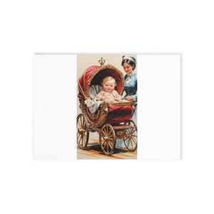 Cartões de Natal vintage - Saudações sazonais nostálgicas e unilaterais, cartões de Natal, convites para chá de bebê, cartões de arte colecionáveis, [...]
