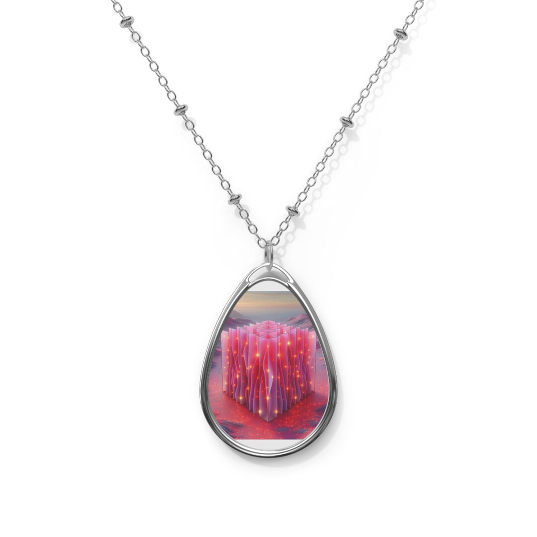 ネックレス・ペンダント Oval Pendant Necklace Oval Pendant Diamond Necklace Setting