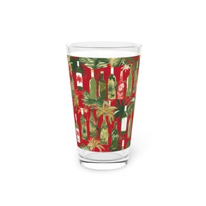 Tropical Pint Glass: Summer Luau Party Drinkware