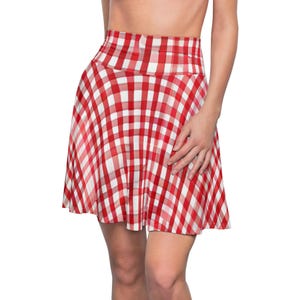 Floral Skater Skirt: Vintage Style, High-Rise Waist