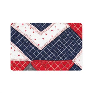 Stylish Pet Food Mat: Non-Slip Polyester Dog & Cat Feeding Station