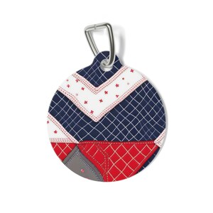 Nautical Personalized Pet ID Tag: Dog Collar Charm