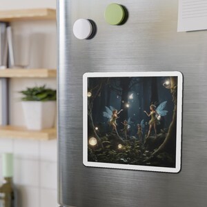 Whimsical Fairy Die-Cut Magnets: Enchanting Home Decor