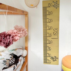 Medidor infantil personalizado / Modelo "Abeja" / Elige entre 25 colores