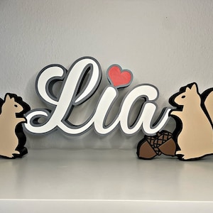 personal motif name lamp