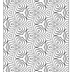 幾何学模様の印刷可能な塗り絵ページ33枚セット、子供と大人向けの塗り絵ページ、パターン、リラックスできるアクティビティ、ストレス解消Vol.9