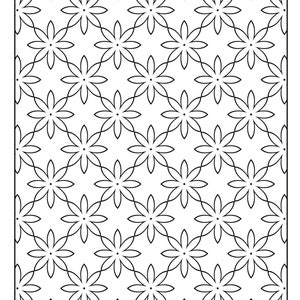 幾何学模様の印刷可能な塗り絵33ページセット、子供と大人向けの塗り絵、パターン、リラックスできるアクティビティ、ストレス解消Vol.2
