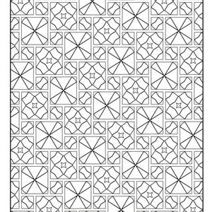 幾何学模様の印刷可能な塗り絵ページ33枚セット、子供と大人向けの塗り絵ページ、パターン、リラックスできるアクティビティ、ストレス解消Vol.3