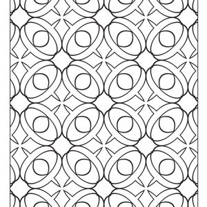 Set of 33 Printable Coloring Pages with Geometric Designs, Kids and Adults coloring pages, Patterns, Relaxing activity, Stress Relief Vol.16