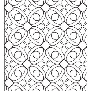 Set of 33 Printable Coloring Pages With Geometric Designs, Kids and ...