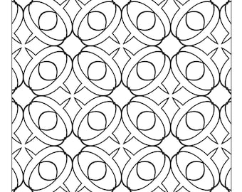 Set of 33 Printable Coloring Pages with Geometric Patterns, Kids and Adults coloring pages, Geometric Designs, Relaxing activity Vol.16