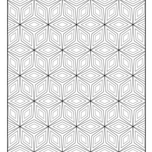 Set of 33 Printable Coloring Pages with Geometric Designs, Kids and Adults coloring pages, Patterns, Relaxing activity, Stress Relief Vol. 6