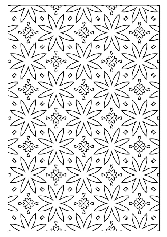 Geometric Design Coloring Pages - Il 570xN.3939227355 B9dx 