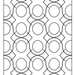 幾何学模様の印刷可能な塗り絵40枚（20組）、子供と大人の塗り絵、リラックスできるアクティビティ、パターン、ストレス解消Vol.9