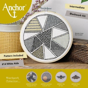 Anchor Blackwork Collection - Blackwork Kit / Triangles