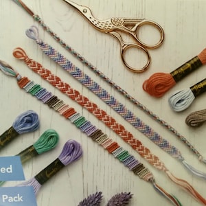 Anchor Craft Kit - Friendship Bracelet Kit - Pastel